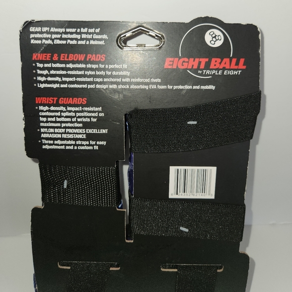Eight Ball Multi-Sport Protective 3-Pack Knee & Elbow Pads Wrist Guards Ages 8+ - Picture 3 of 9